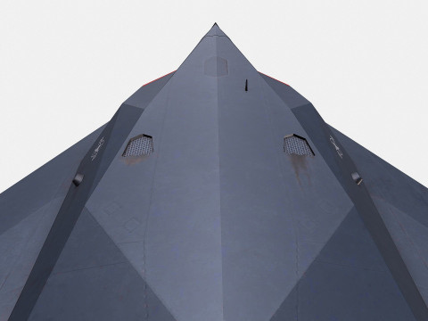 Lockheed F-117 Nighthawk Low-poly Model 3D