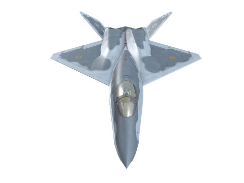 Northrop YF-23 Fighter Jet Low-poly Modelo 3D