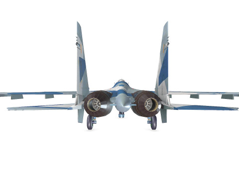 Sukhoi Su-35 Low-poly 3D 模型