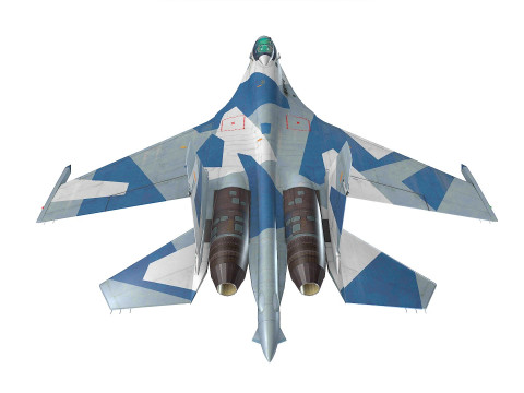 Sukhoi Su-35 Low-poly 3D 模型
