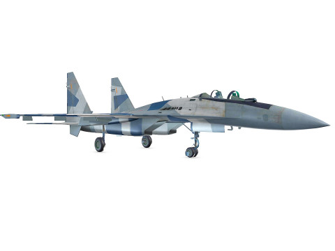 Sukhoi Su-35 Low-poly 3D 模型