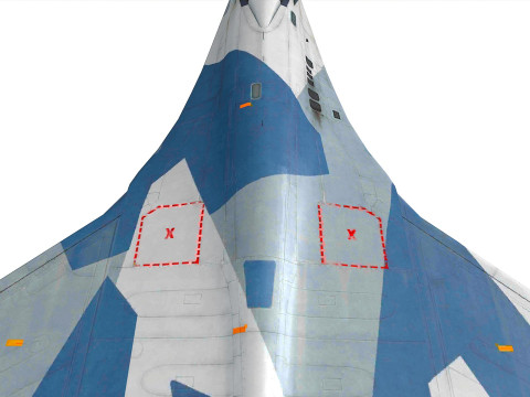 Sukhoi Su-35 Low-poly 3D 模型