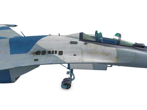 Sukhoi Su-35 Low-poly 3D 模型