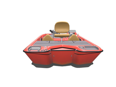 Bass Fishing Boat PBR Modelo 3D