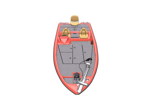 Bass Fishing Boat PBR Modelo 3D