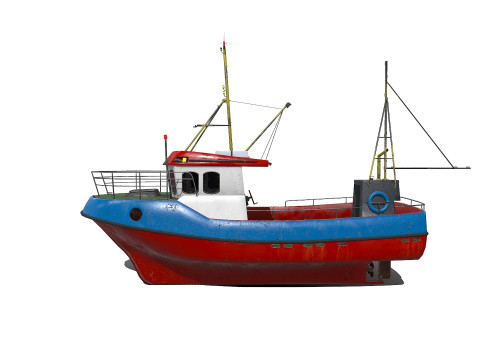 Fishing Boat PBR 3D 모델