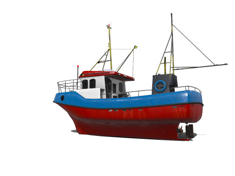 Fishing Boat PBR 3D 모델