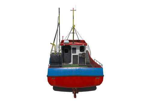 Fishing Boat PBR 3D 모델
