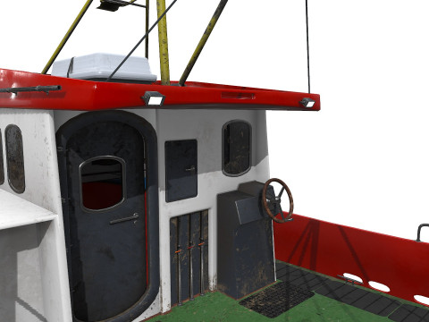 Fishing Boat PBR 3D 모델