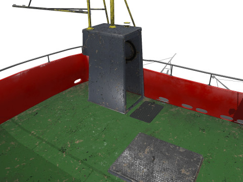 Fishing Boat PBR 3D 모델