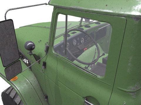 Ural 4320 PBR Modèle 3D