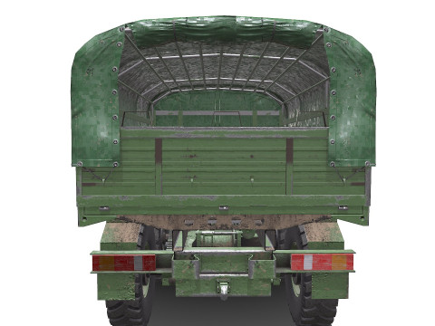 Ural 4320 PBR Modèle 3D