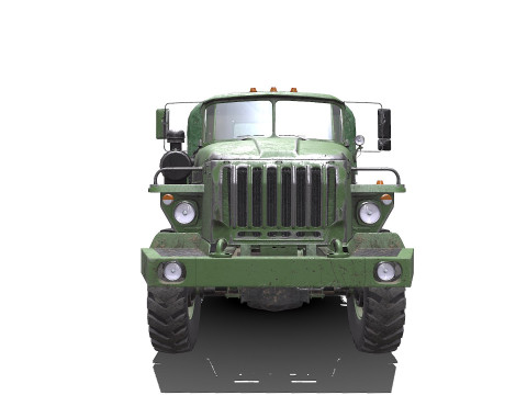 Ural 4320 PBR Modèle 3D