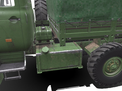 Ural 4320 PBR Modèle 3D