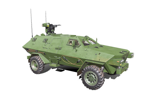 Armored Personnel Carrier APC PBR Modèle 3D
