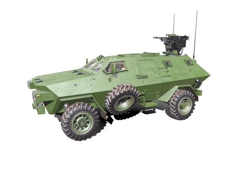 Armored Personnel Carrier APC PBR Modèle 3D