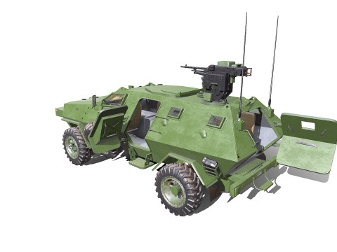 Armored Personnel Carrier APC PBR Modèle 3D
