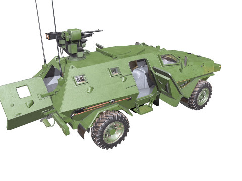 Armored Personnel Carrier APC PBR Modèle 3D