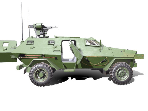 Armored Personnel Carrier APC PBR Modèle 3D
