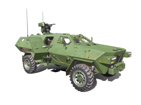 Armored Personnel Carrier APC PBR Modèle 3D