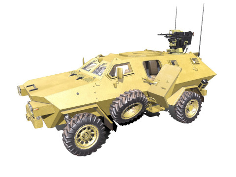Armored Personnel Carrier APC PBR Modèle 3D