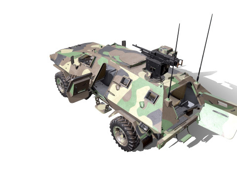 Armored Personnel Carrier APC PBR Modèle 3D