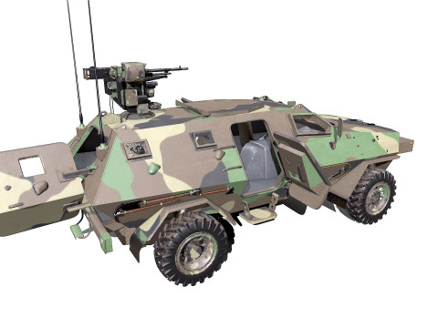 Armored Personnel Carrier APC PBR Modèle 3D