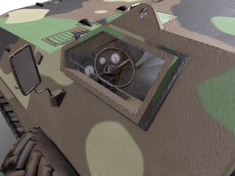 Armored Personnel Carrier APC PBR Modèle 3D