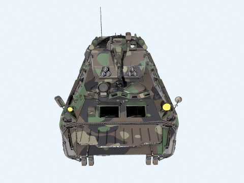 BTR 82A Low-poly PBR 3D Model