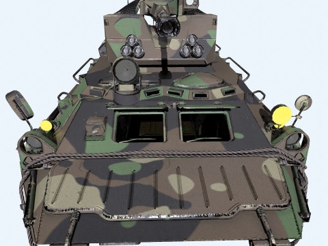 BTR 82A Low-poly PBR 3D Model