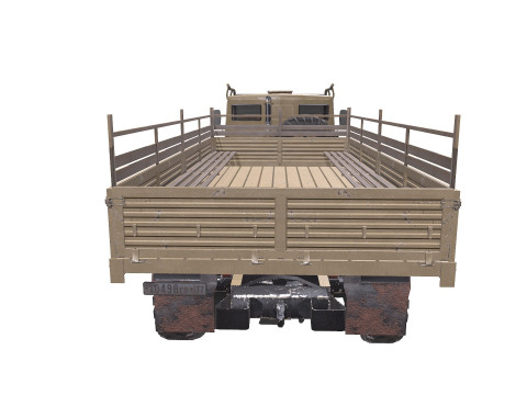 Military Truck Low-poly PBR 3D Model