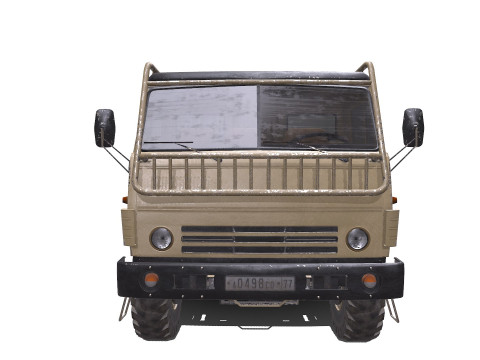 Military Truck Low-poly PBR 3D Model