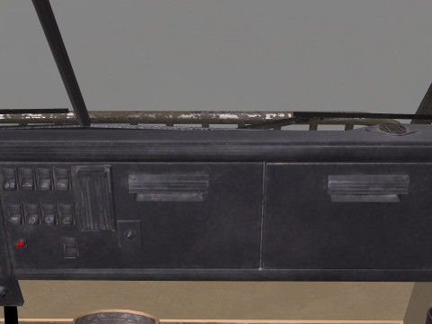 Military Truck Low-poly PBR 3D Model