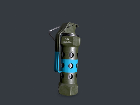 Stun Grenade Free low-poly 3D-Modell