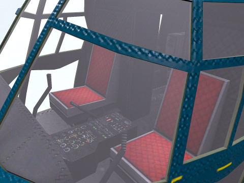 Boeing Vertol CH-46 Sea Knight 3D Model
