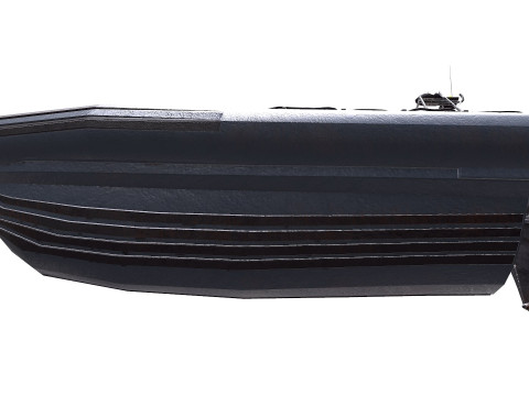 Inflatable Patrol Boat PBR Low-poly PBR 3D Model