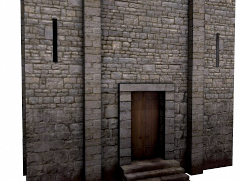 Stone Watch Tower 3D Модель