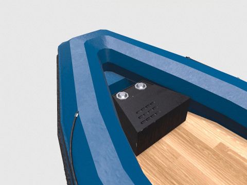 Rigid Inflatable Boat PBR Model 3D