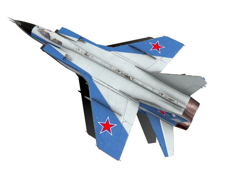 Mikoyan MiG-31 Low-poly PBR 3D 模型