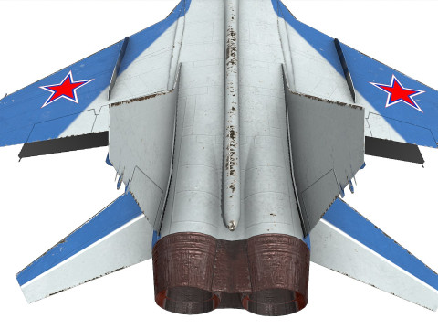 Mikoyan MiG-31 Low-poly PBR 3D 模型