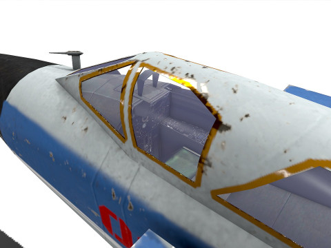 Mikoyan MiG-31 Low-poly PBR 3D 模型