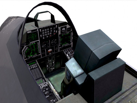 Chengdu J-20 Low-poly PBR Modello 3D