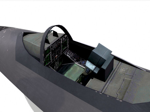 Chengdu J-20 Low-poly PBR Modello 3D