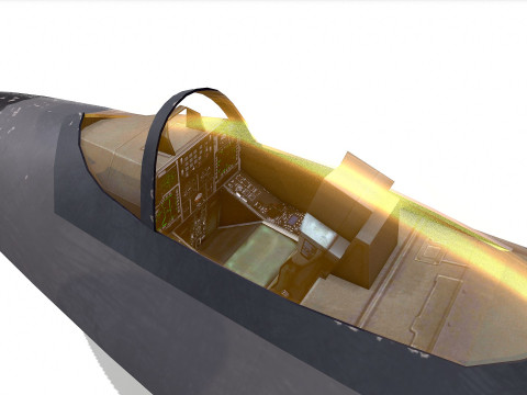 Chengdu J-20 Low-poly PBR Modello 3D