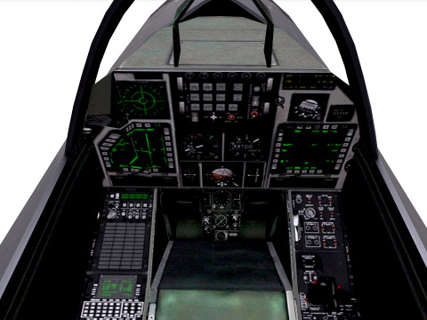 Chengdu J-20 Low-poly PBR Modello 3D