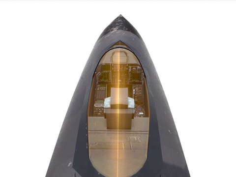 Chengdu J-20 Low-poly PBR Modello 3D