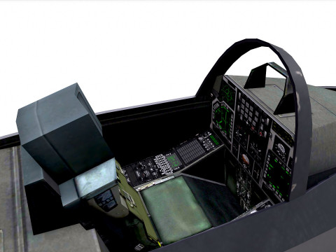 Chengdu J-20 Low-poly PBR Modello 3D