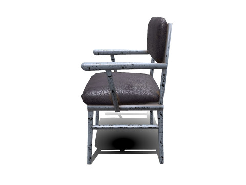 Old Chair Low-poly PBR 3D Model