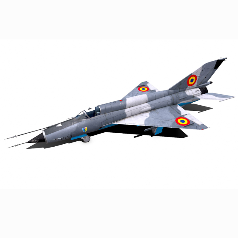 Mikoyan-Gurevich MiG-21 Lancer Modelo 3D .c4d .max .obj .3ds .fbx .stl .blend