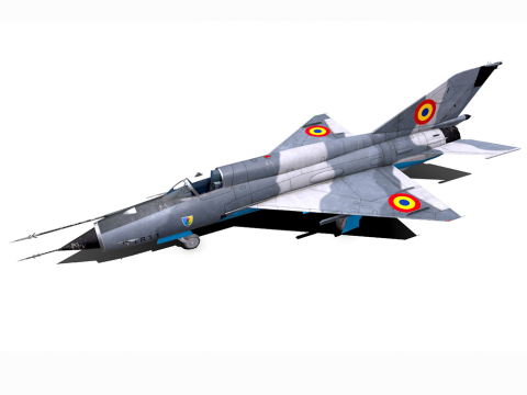 Mikoyan-Gurevich MiG-21 Lancer 3D Model